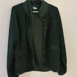 GREEN FLEECE JACKET